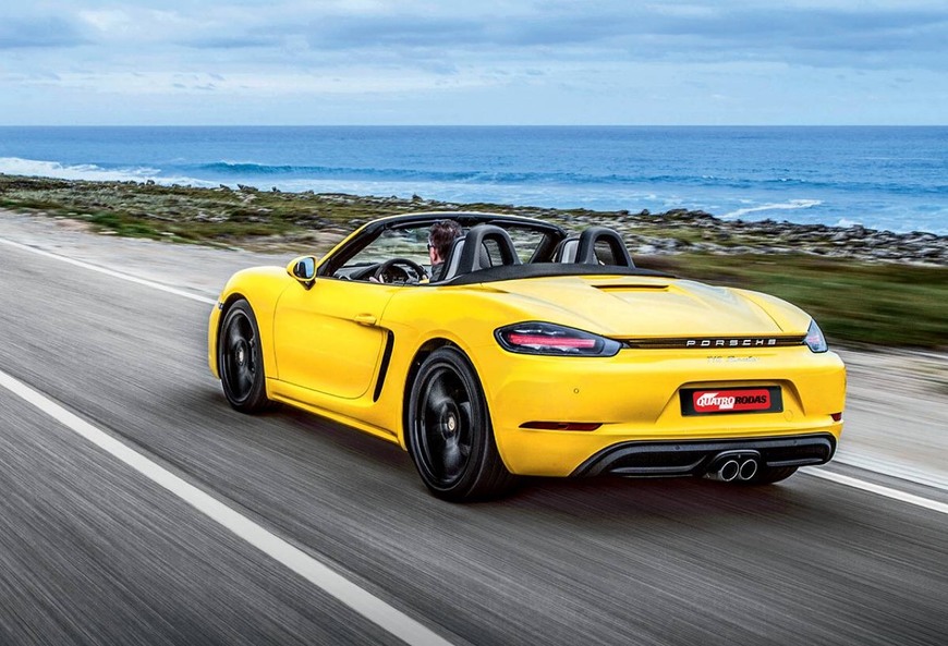 Fashion Porsche 718 boxster Amarelo 