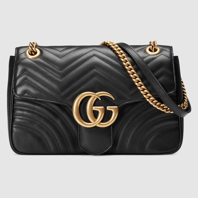 Products GG Marmont Medium Matelassé Shoulder Bag