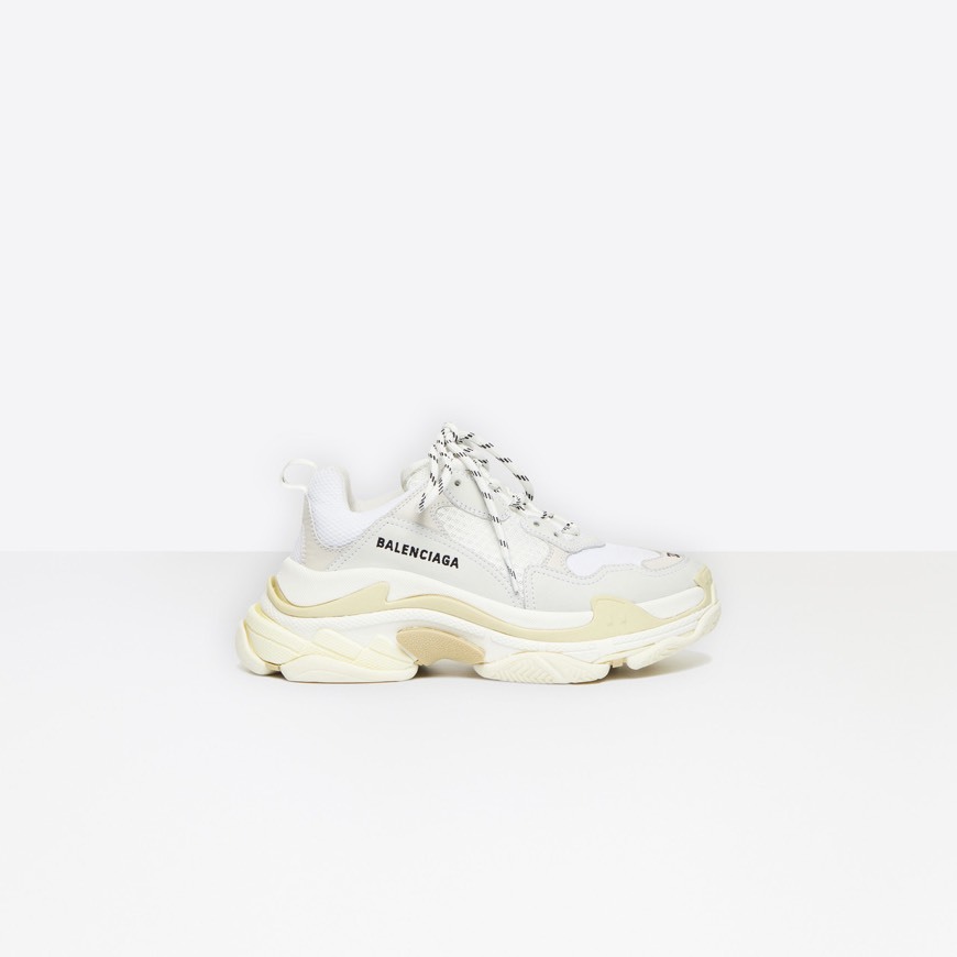 Products Triple S Sneaker in white calfskin