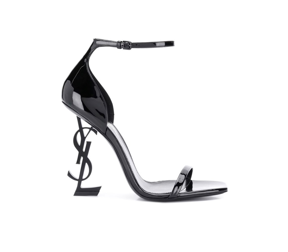 Products Saint Laurent 
Opyum Sandals In Patent Leather With Black He