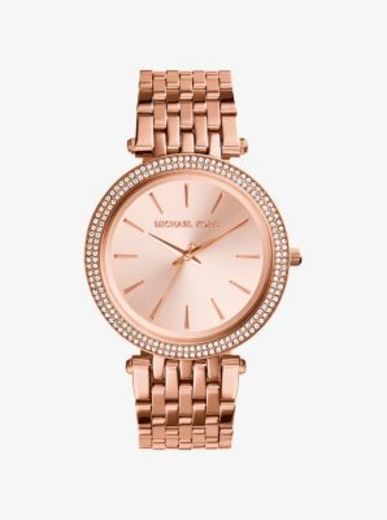 Darci Pavé Rose Gold-Tone Watch