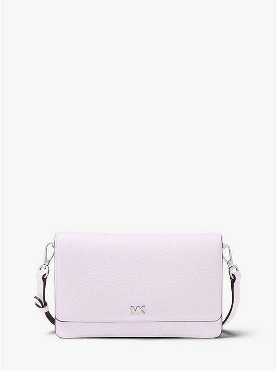 Moda Pebbled Leather Convertible Crossbody Bag