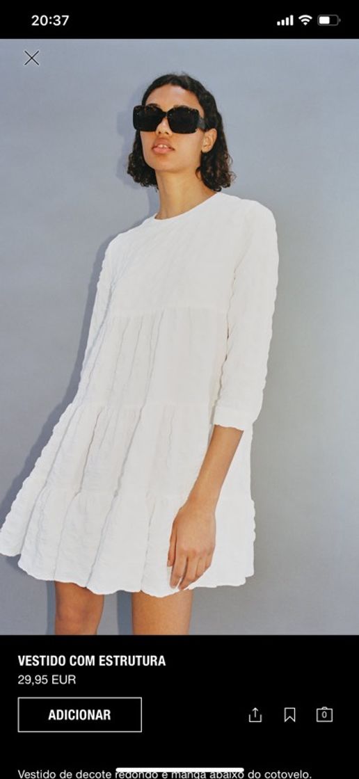 Fashion Vestido branco