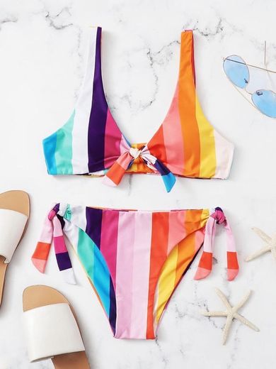 Bikini completo multicolor 