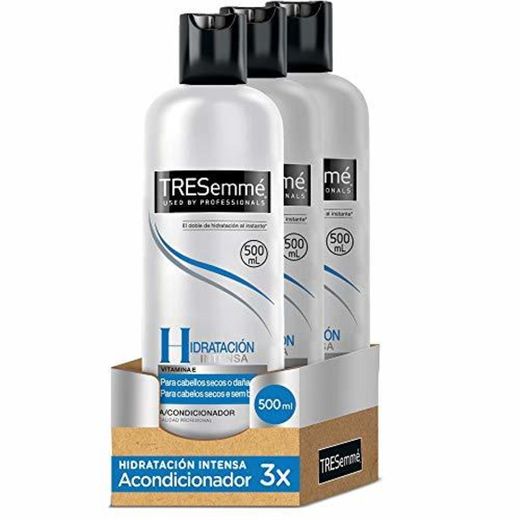 TRESemmé Acondicionador Hidratación Intensa - 3 Paquetes de 500 ml