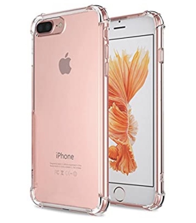 Fashion Capa Silicone Transparente iPhone 8 Plus 