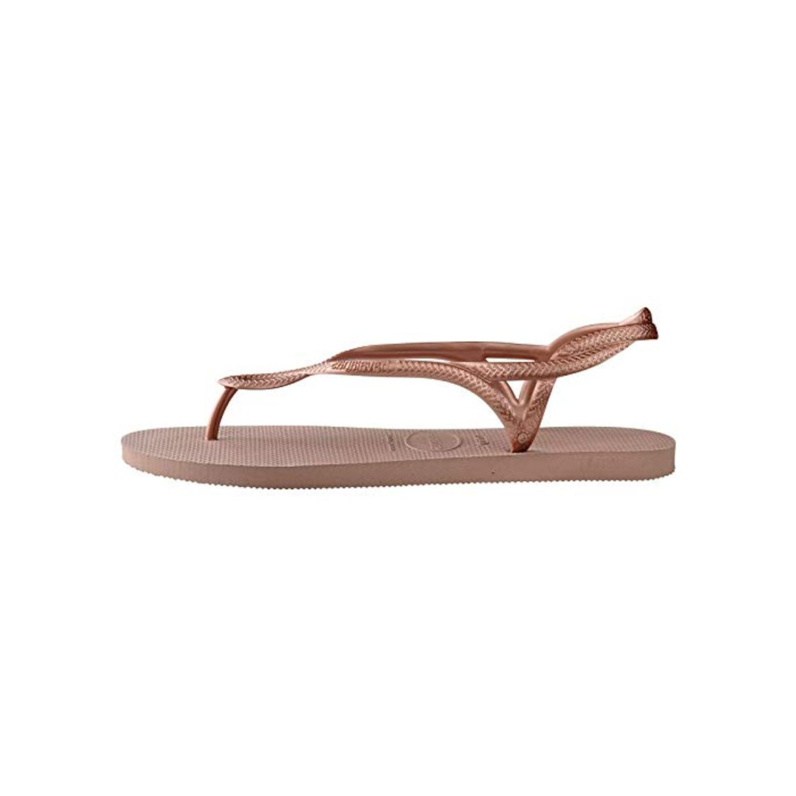 Social Havaianas Luna, Sandalias de Talón Abierto para Mujer, Rosa