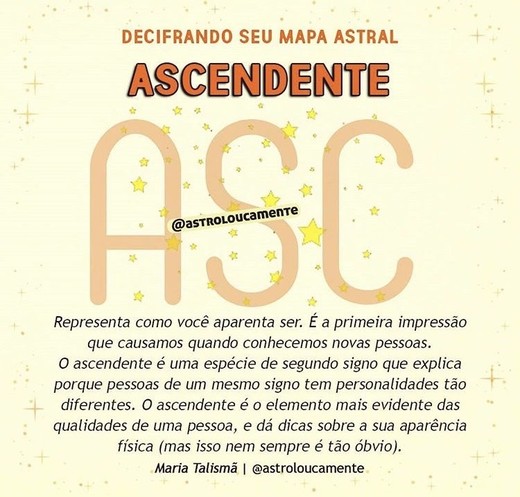 Ascendente no Mapa Astral