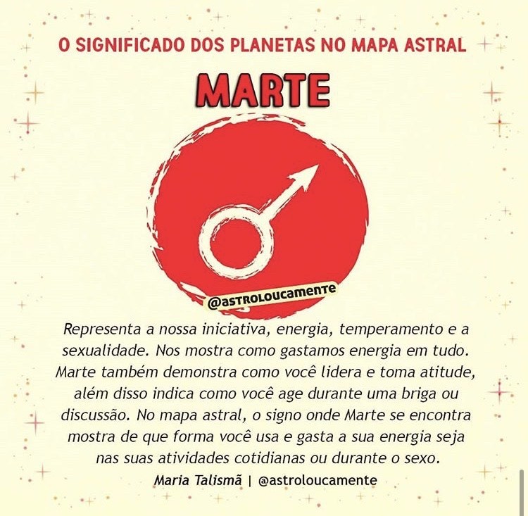 Marte no Mapa Astral