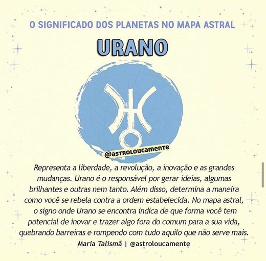 Urano no Mapa Astral