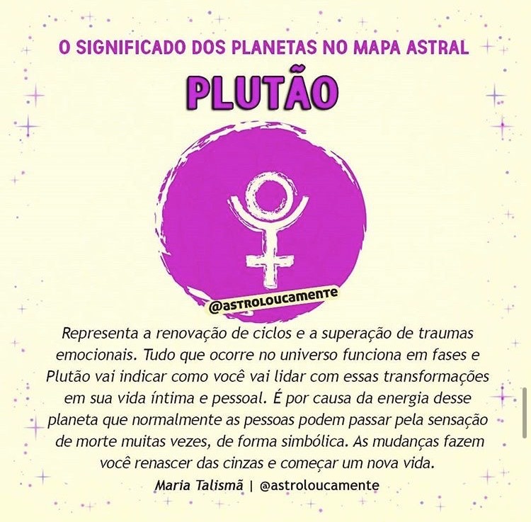 Plutão no Mapa Astral