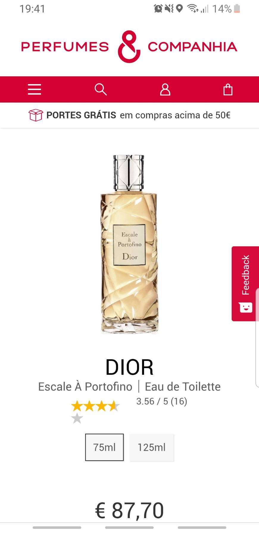 Moda Dior Escala Portofino