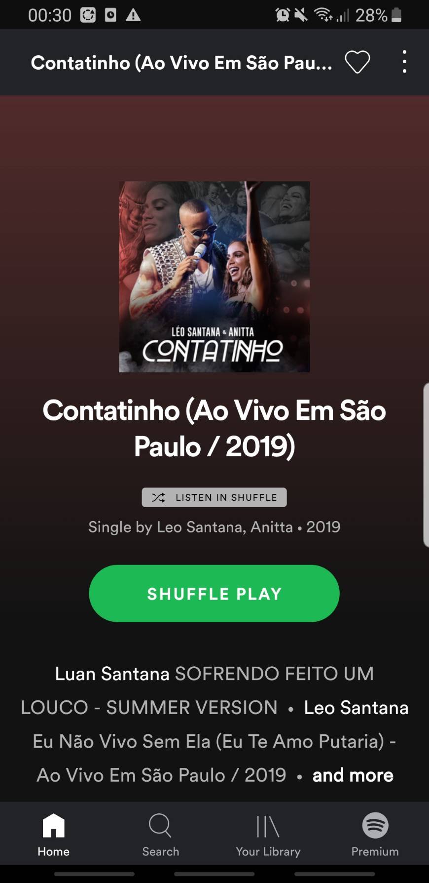 Canciones Contatinho- Luan Santana e Anitta