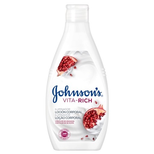 Johnson's Loção para o corpo Romã Vita-Rich 