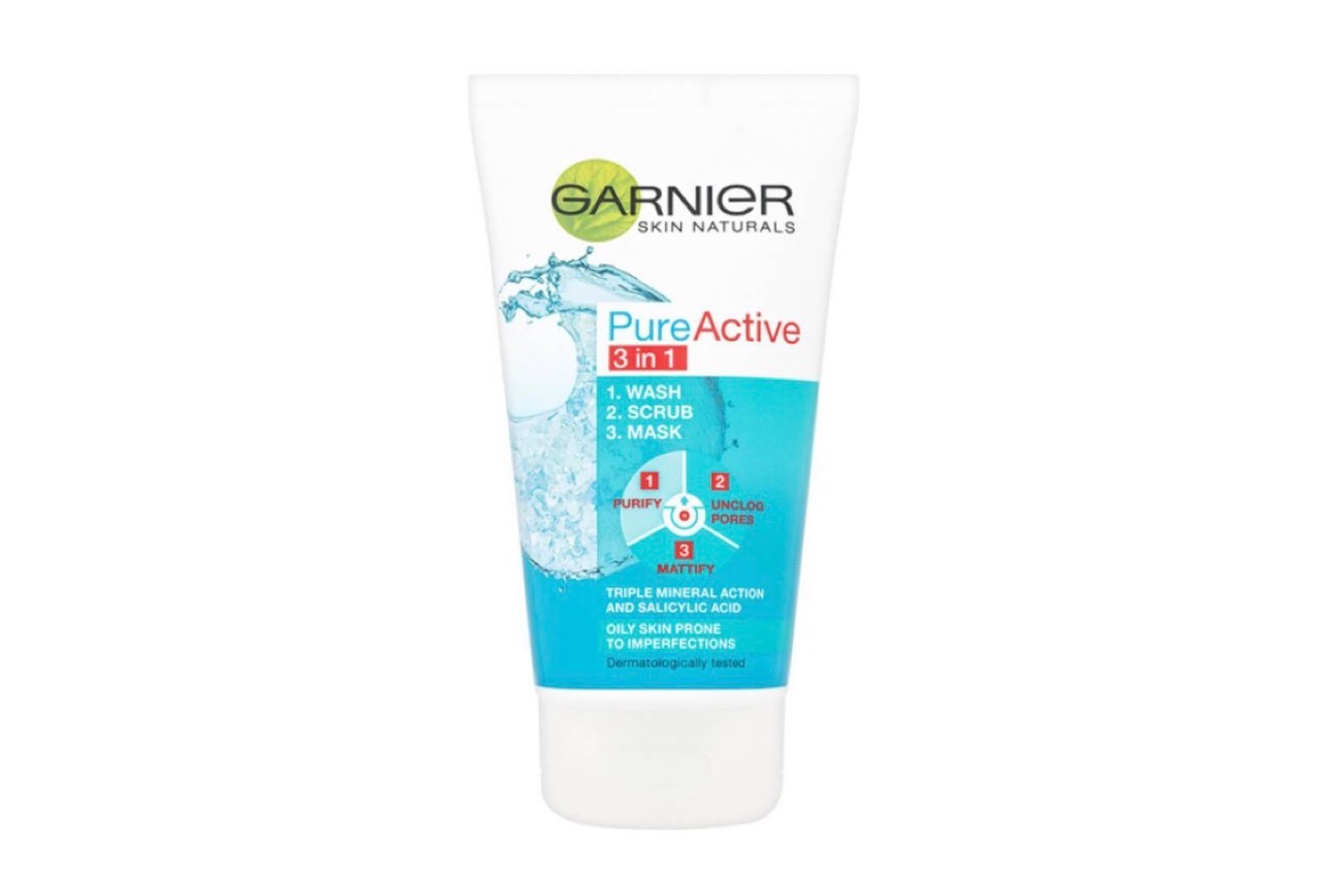 Fashion 3 em 1 Máscara, Exfoliante e Gel de Limpeza Pure Active 