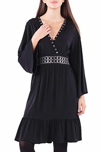 Moda MICHAEL Michael Kors Abito Donna Hardware DP Vee Dress MF88YBK7AW 001