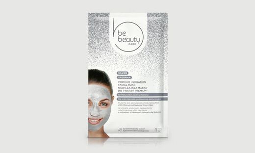 Máscara Facial de Hidratação Premium Prata Be Beauty