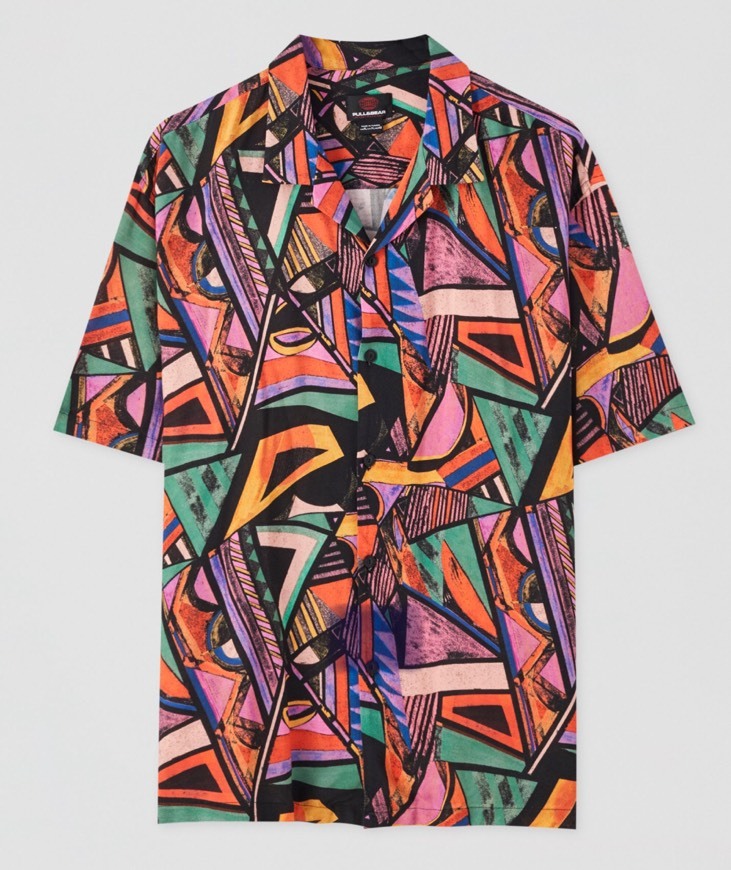 Productos Camisa com estampado geométrico 90’s