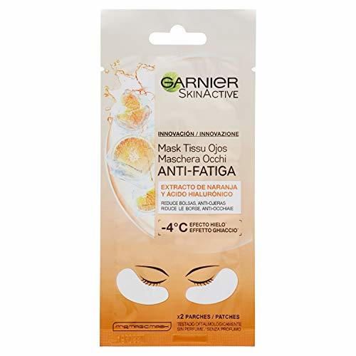 Garnier Skin Active Mascarilla de Tela Contorno de Ojos Anti-Fatiga y Anti-Ojeras