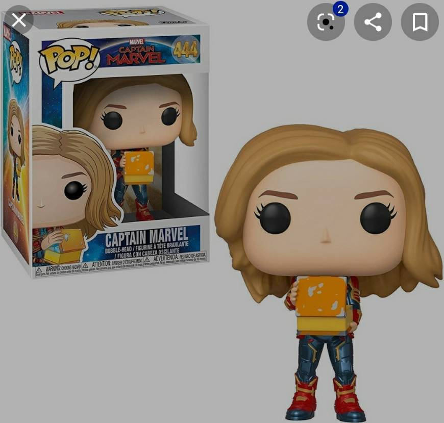 Moda Captain Marvel_pop figure