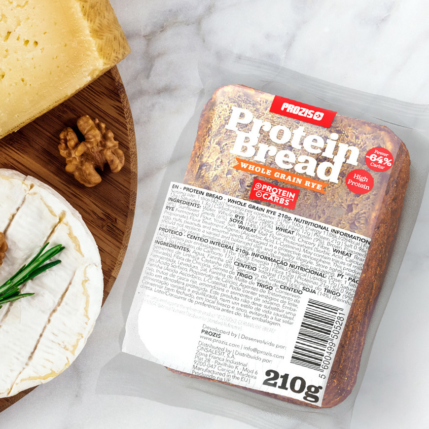 Social Prozis Protein Bread Whole Grain Rye 210g

