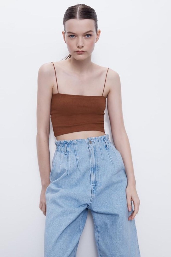 Product ZARA Crop Top De Alças 