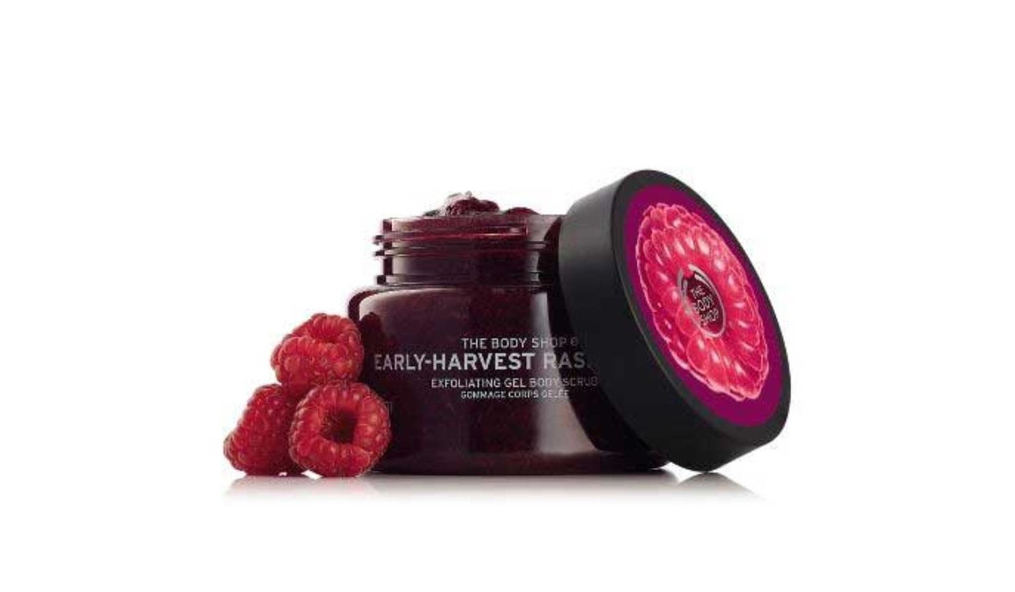 Products Early Harvest Raspberry exfoliating gel