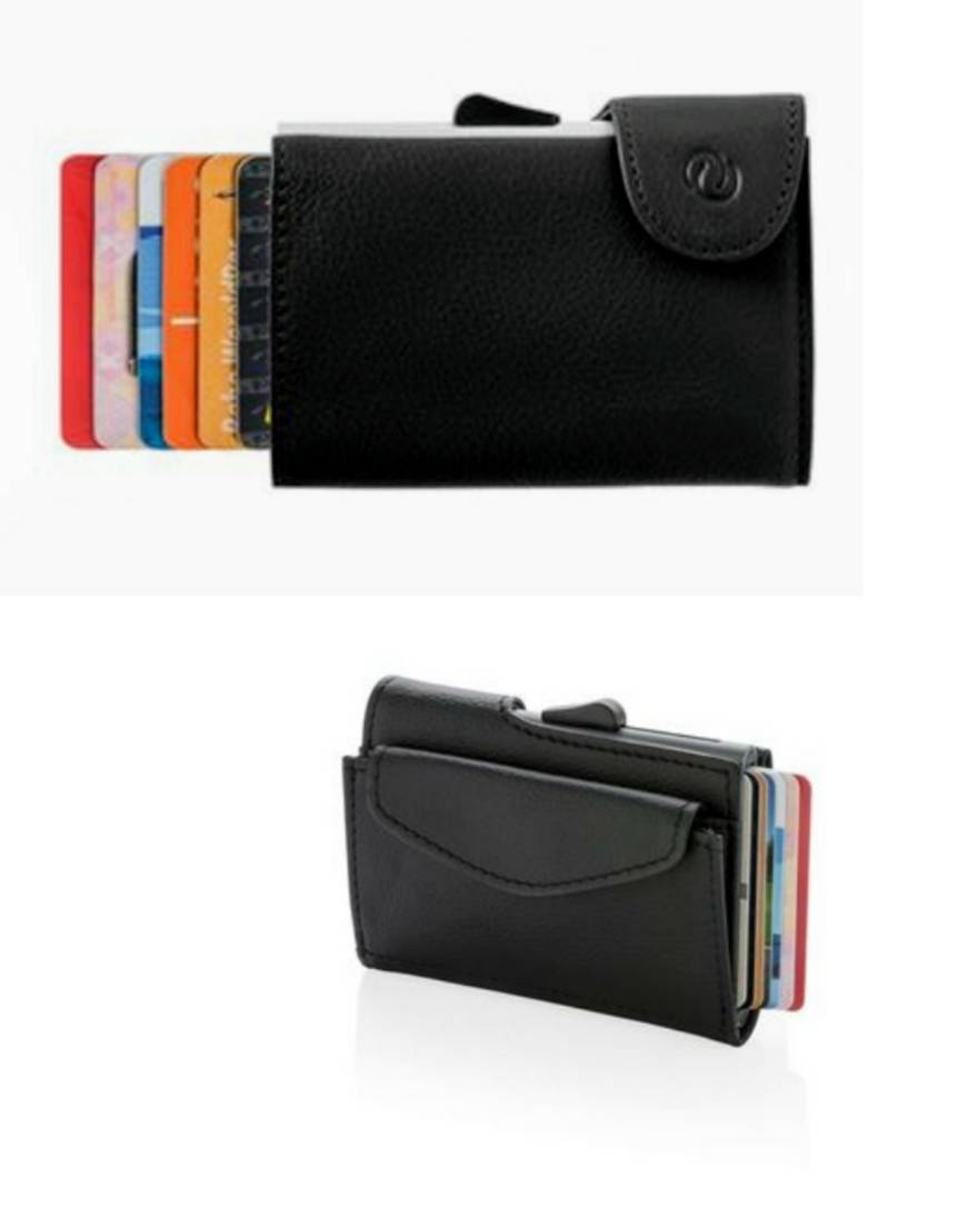 Porta Cartões C-Secure Preto