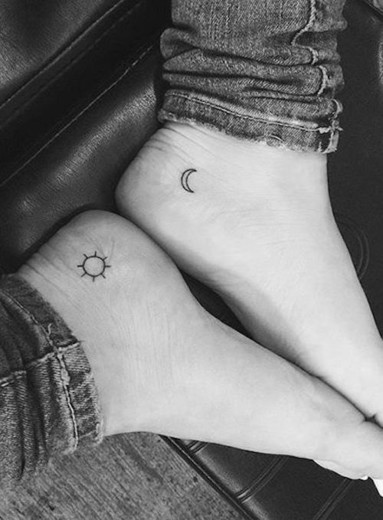 The moon and the sun 
