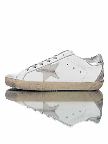 Moda GGDB/Golden Goose Luxury Fashion Hombre/Mujer Blanco Cuero Zapatillas