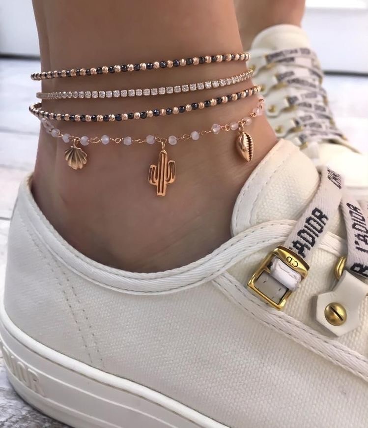 Fashion Pulseira pé 🥰