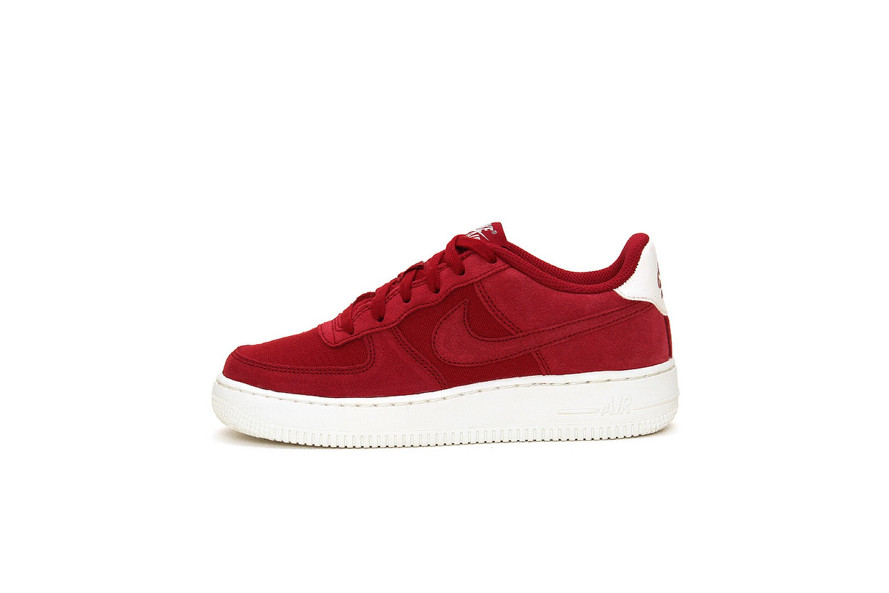 Productos NIKE AIR FORCE 1 '07 SUEDE GS "RED/WHITE”