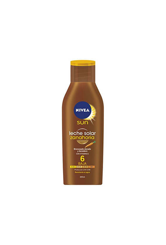 Beauty NIVEA DEEP TANNING carotene  - Loción con protección solar SPF6, 200 ml