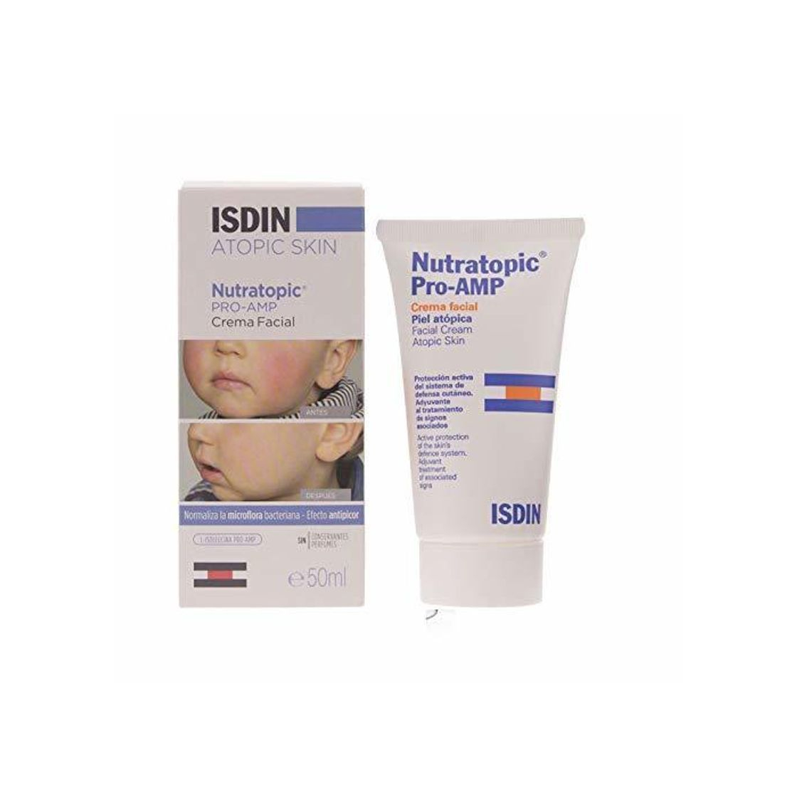 Product ISDIN NUTRATOPIC PRO-AMP CREMA FACIAL MICROFLORA BACTERIAN 50ML