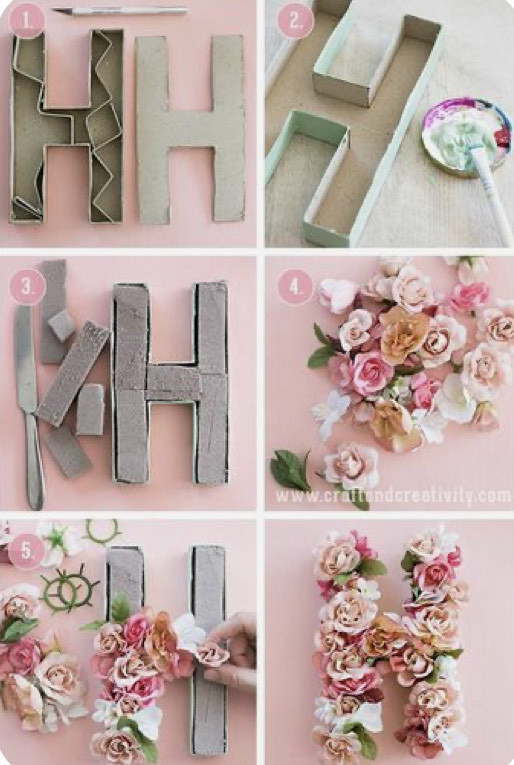 Moda diy / letras 