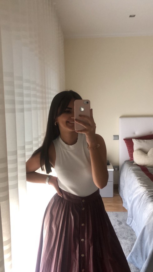 Social Saia plissada 