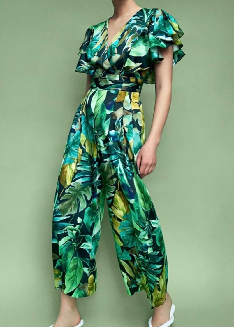 Fashion Printed Jumpsuit - Zara