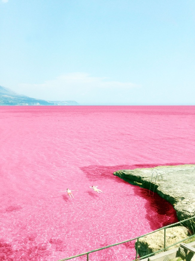 Lugar Lake Hillier, Australia 