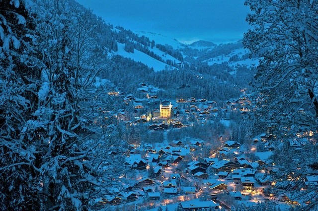 Lugar Gstaad, Suíça 