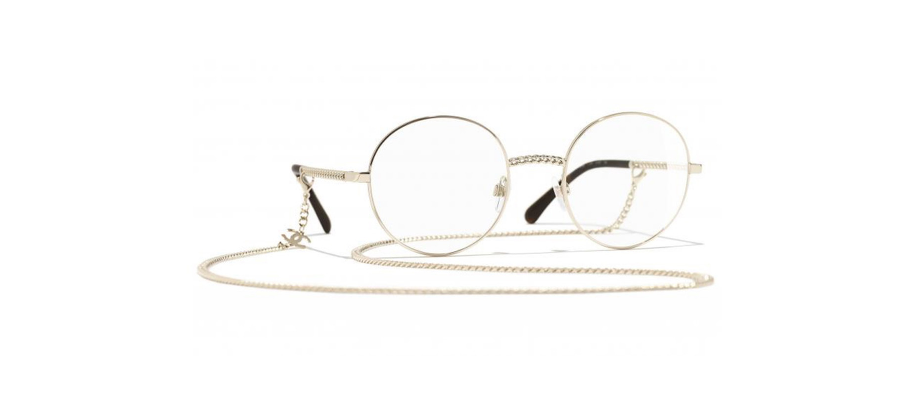 Social Chanel Prescription Round Glasses 