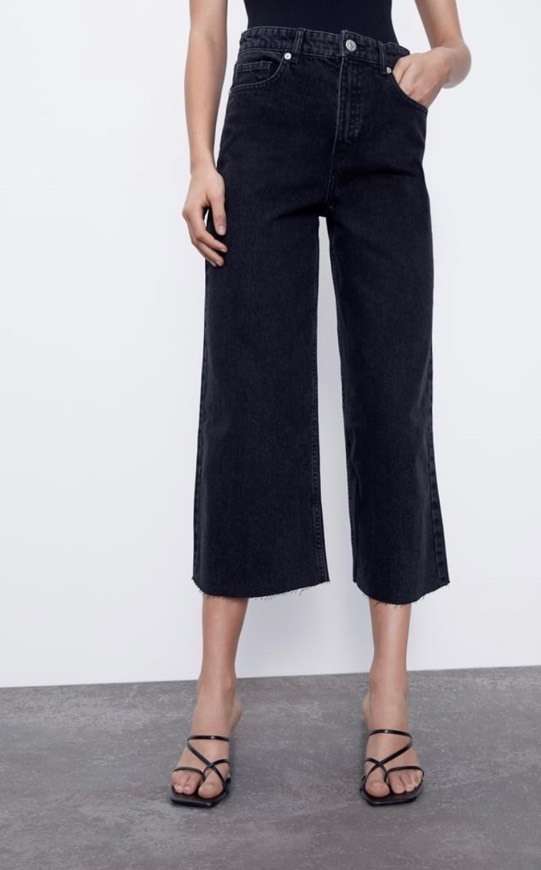 ZARA Jeans Culotte Hi Rise 