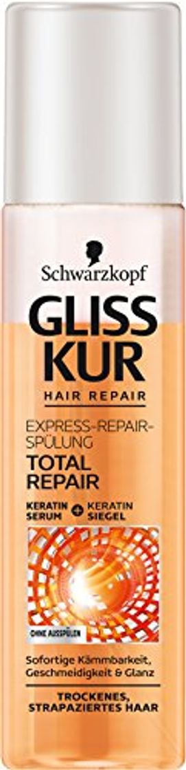 Producto Schwarzkopf Gliss Kur Express Repair - Enjuague reparador, 6 unidades