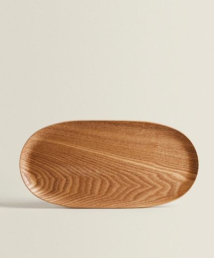 Bandeja oval madeira