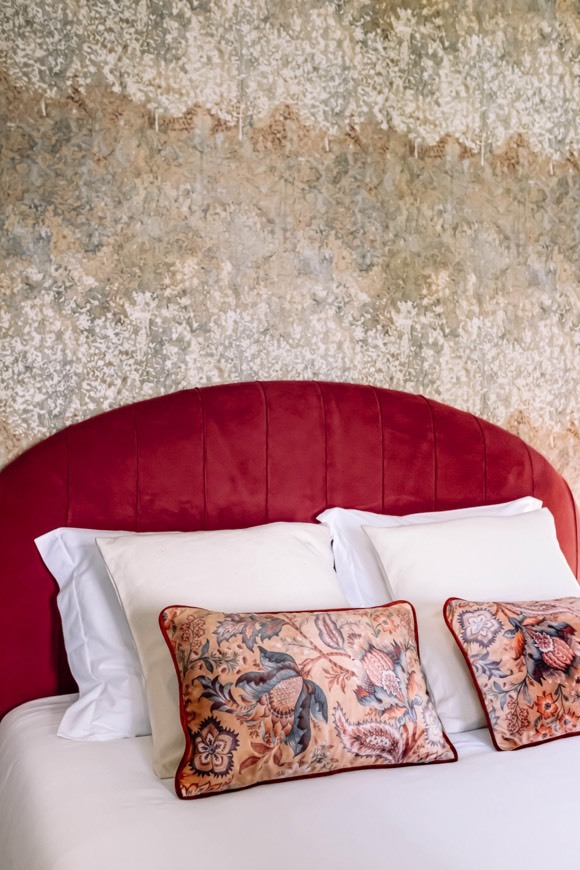 Papel de parede zoffany no nosso projecto airbnb