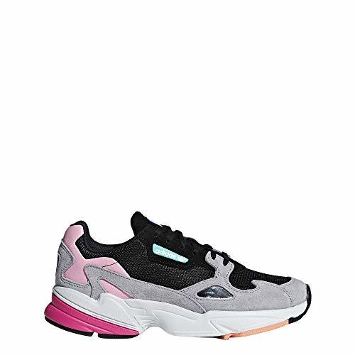 Social Adidas Falcon W, Zapatillas de Deporte para Mujer, Negro