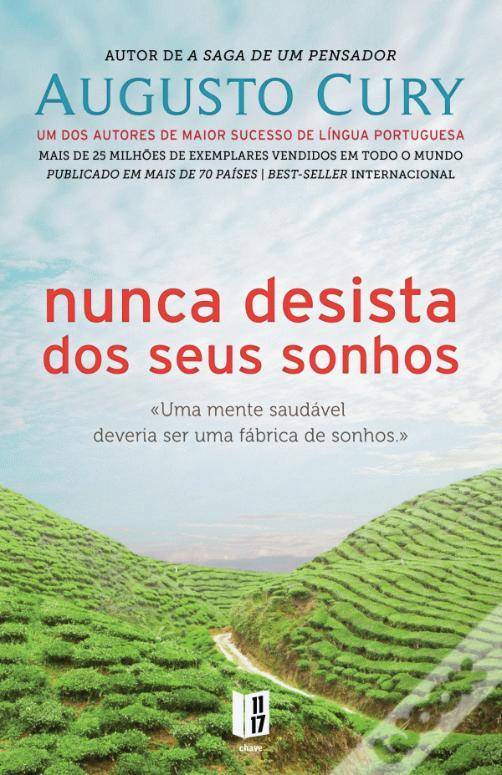 Book Nunca desista dos seus sonhos