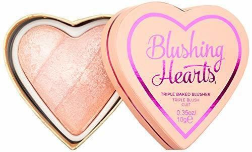 Makeup Revolution I Heart Makeup Blushing Hearts Blush Peachy Pink Kisses Róż