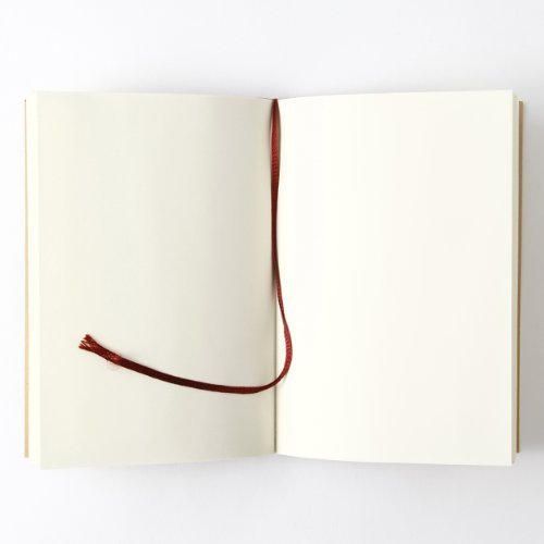 MUJI Blank Mini Notebook japonés paperback-size unruled 144sheets