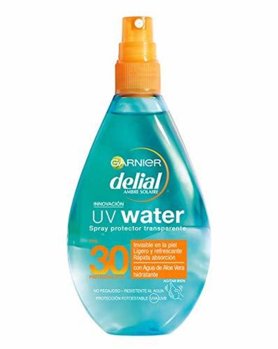 Social Garnier Delial Spray Protector Transparente UV Water Alta Protección