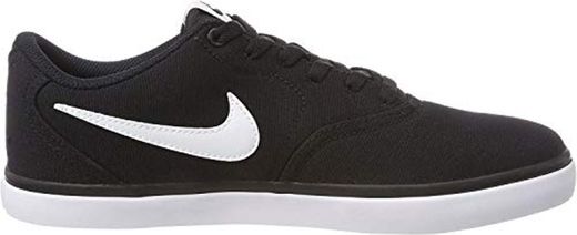 Nike SB Check Solar Cnvs, Zapatillas de Deporte para Hombre, Negro